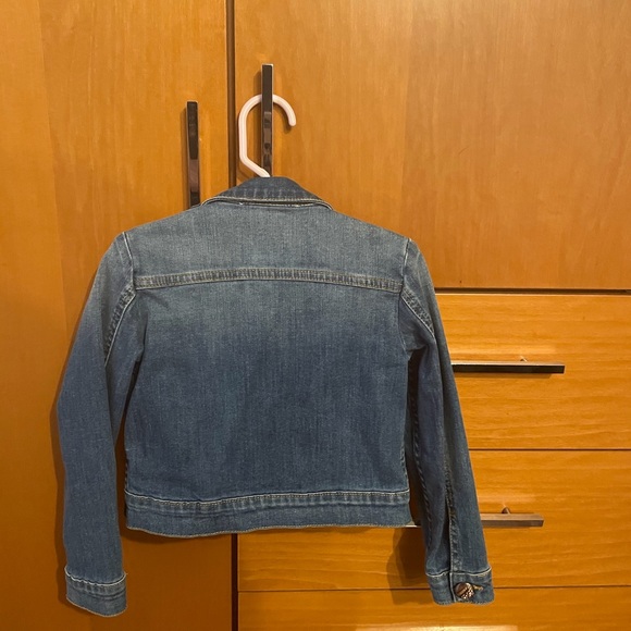 Pamilla L Girl Cropped Embellished Denim Jacket - Picture 5 of 5